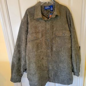 High Sierra Olive Green  Supersuede Overshirt Mens Jacket SiE XXL